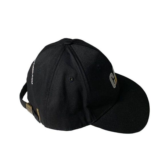 Caterpillar Trademark Cap Black With Cat Iconic Logo Embroidered Gold Hardware - Picture 9 of 10